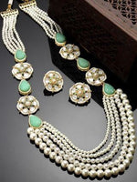 Load image into Gallery viewer, Kundan Pearl Necklace Set for Women
