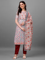 Load image into Gallery viewer, Cotton Kurta Set with Dupatta
