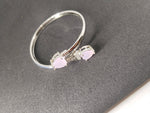 Load image into Gallery viewer, Silver Color Bracelet--Available in different color-heart shape stone
